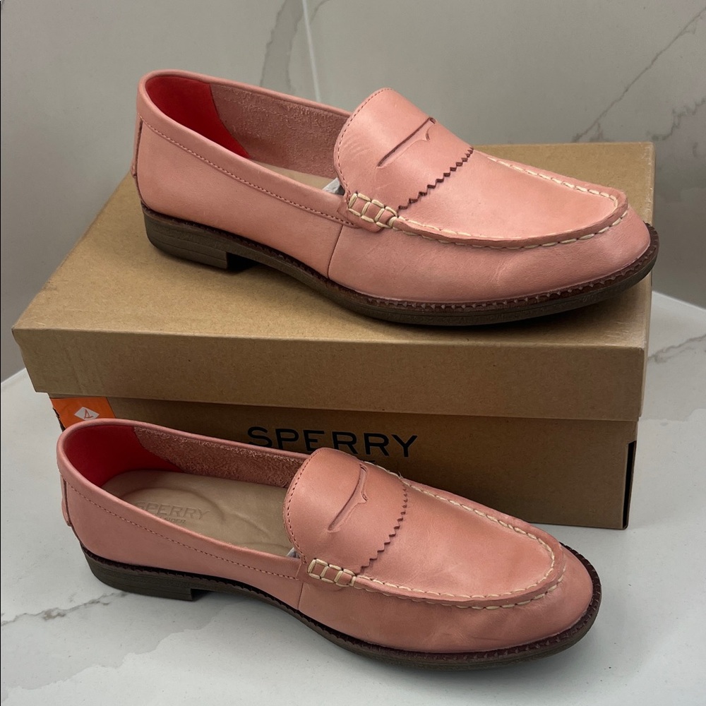 Sperry sz 9leather penny loafers